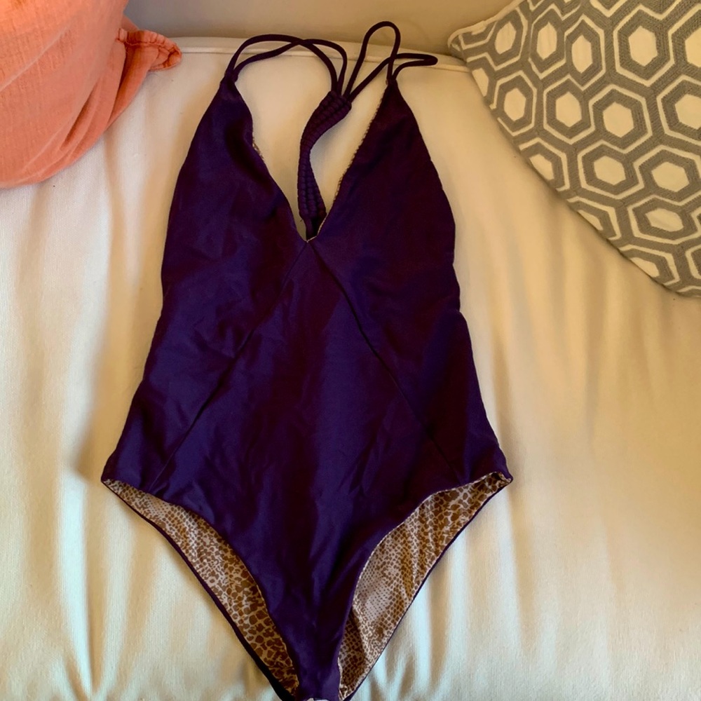 Acacia dark purple one piece!